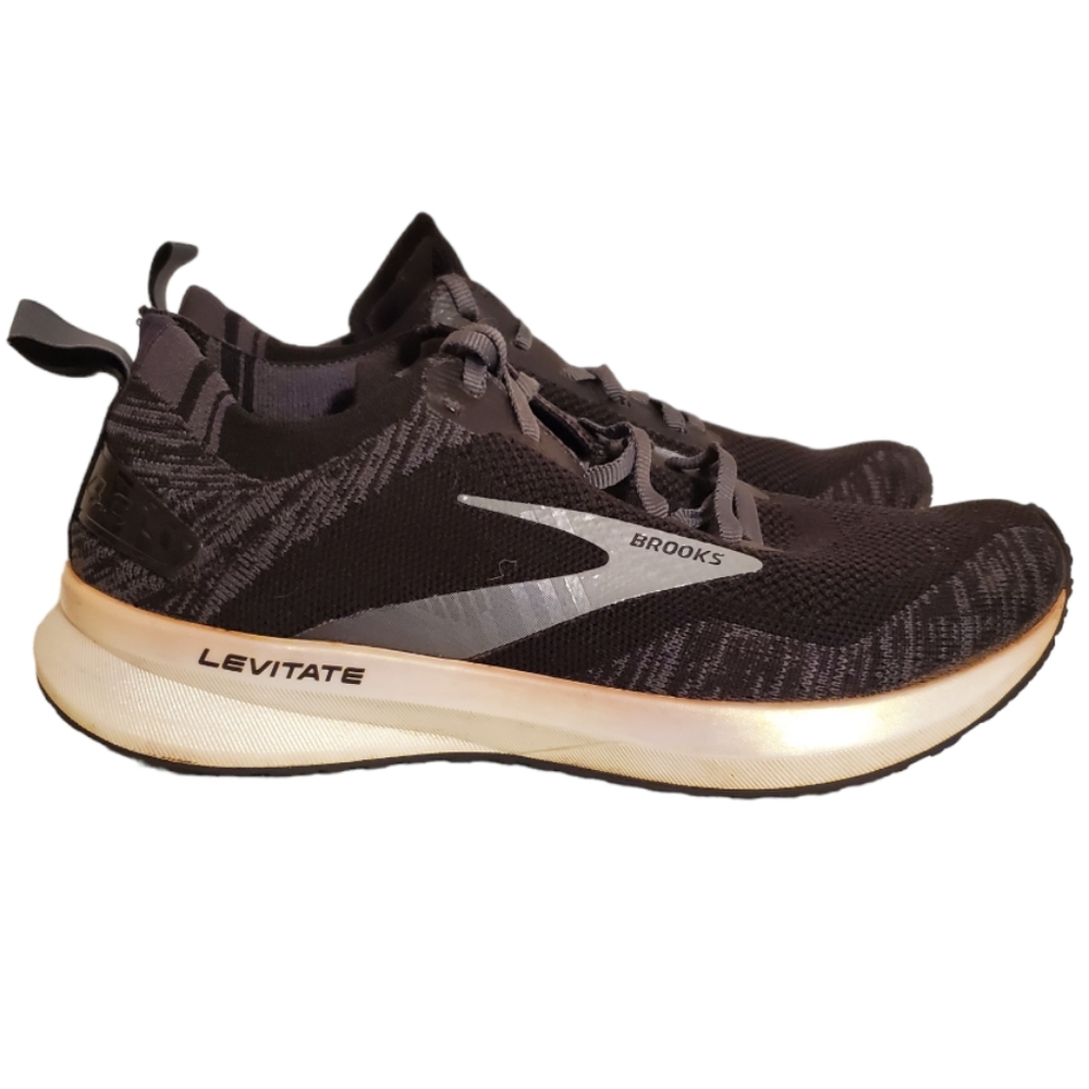 Brooks Levitate 7.5 Black Womens Running Athletic Sneakers Gym Cardio